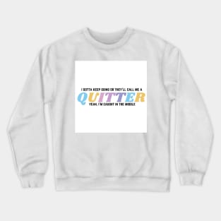 caught in the middle Crewneck Sweatshirt